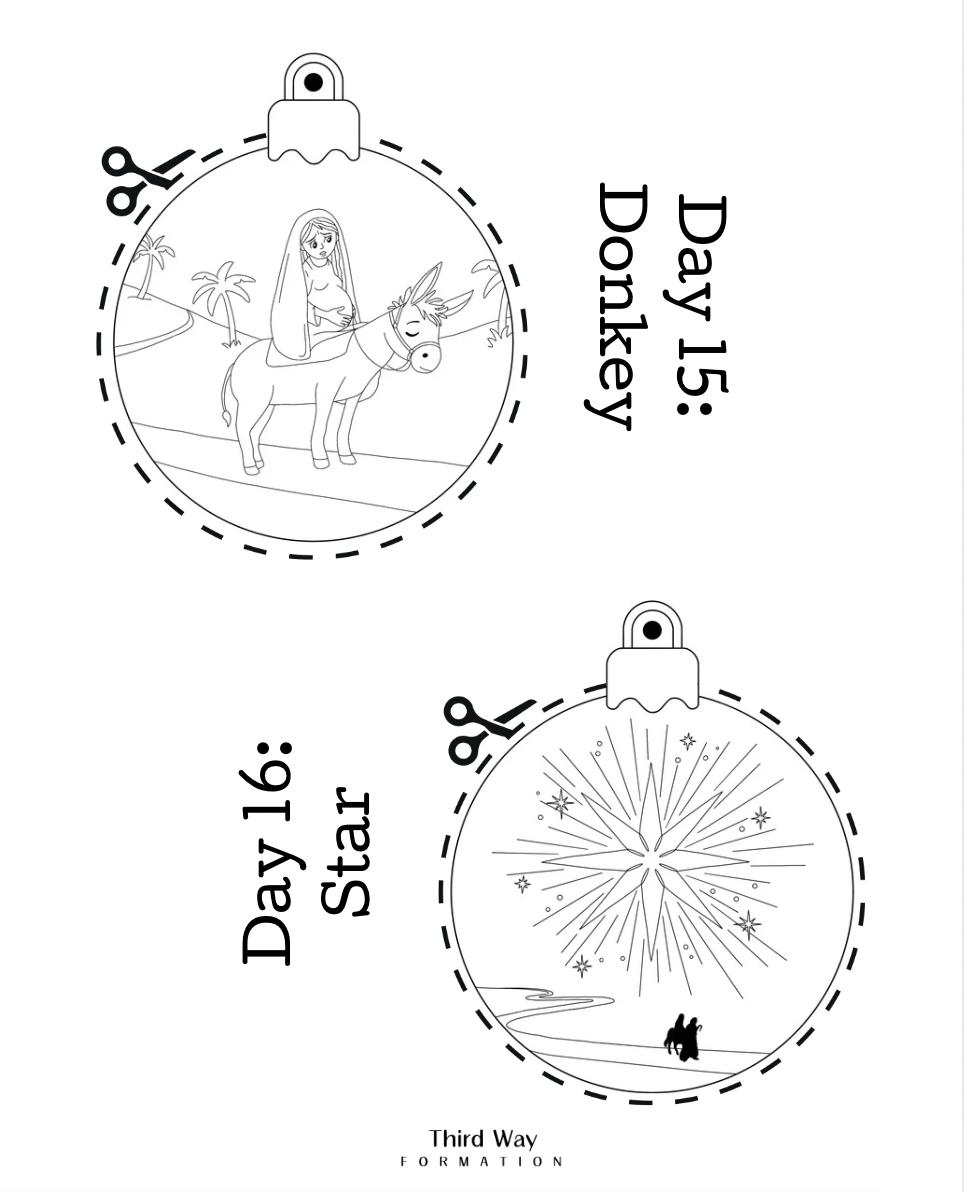 Advent Foundations | Extra Coloring Pages