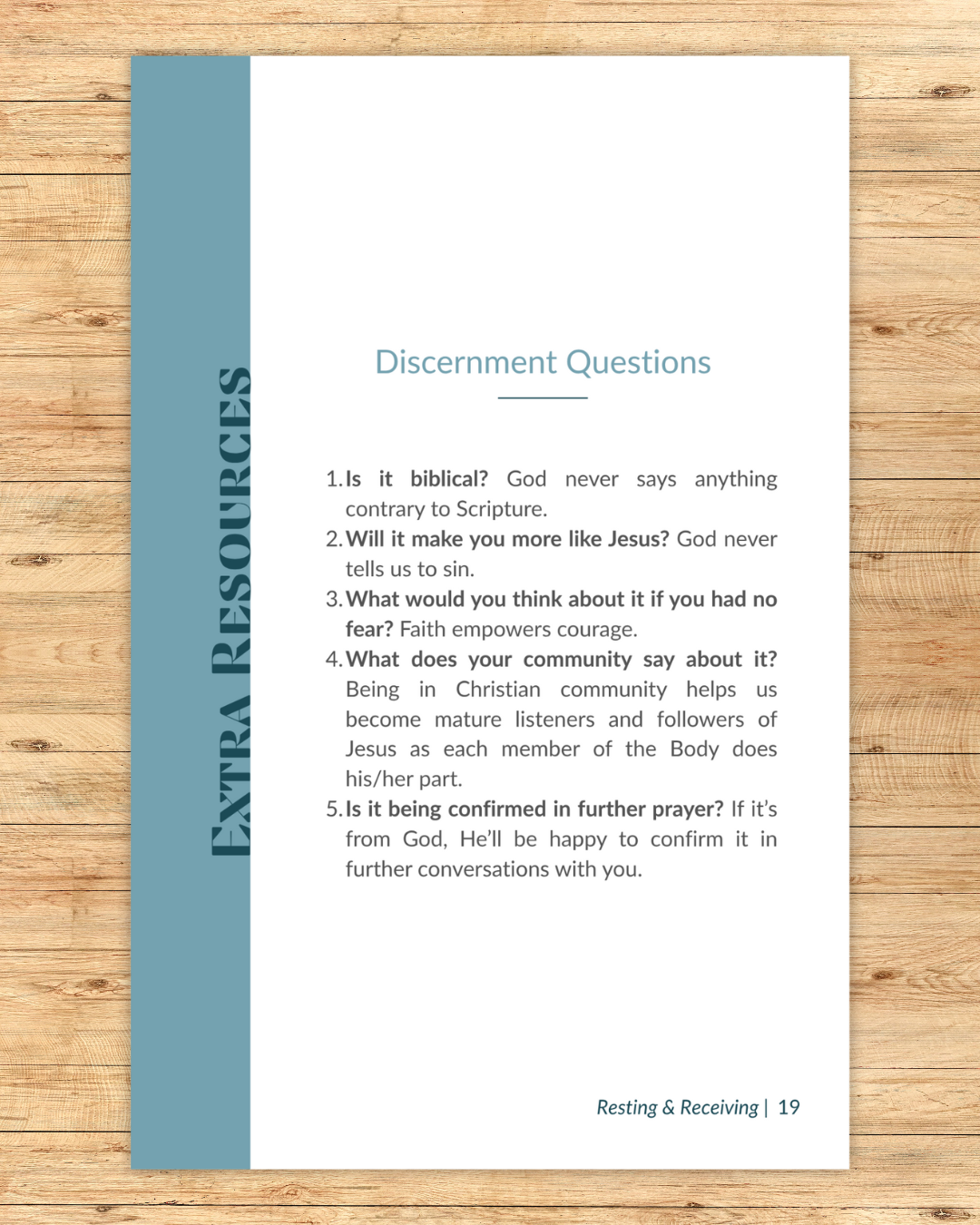 Resting & Receiving (Silent Retreat)