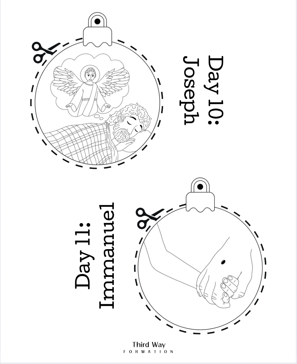 Advent Foundations | Extra Coloring Pages